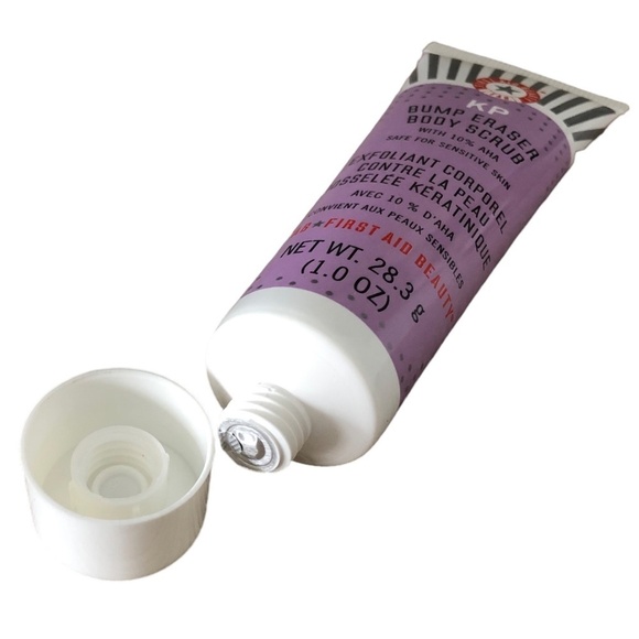 NWT FIRST AID BEAUTY KP Bump Eraser Body Scrub with 10% AHA Trial Size 1 oz. - Picture 4 of 5